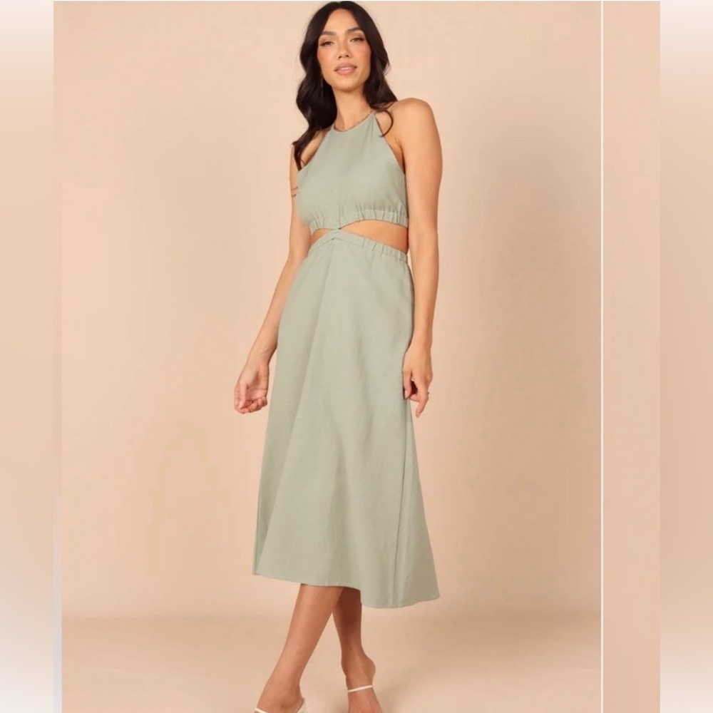 Petal & Pup ELLIS CUT OUT TWO PIECE SET - SAGE GREEN